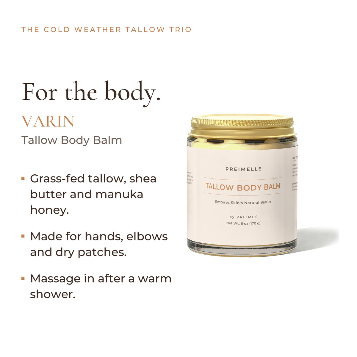 VARIN tallow body balm