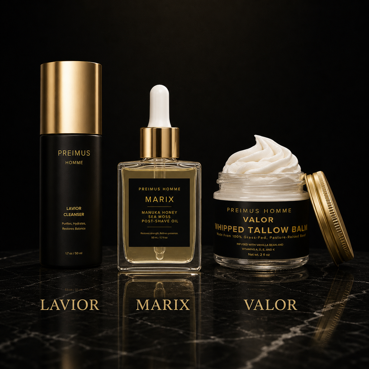 Three full-size products. Under two minutes.