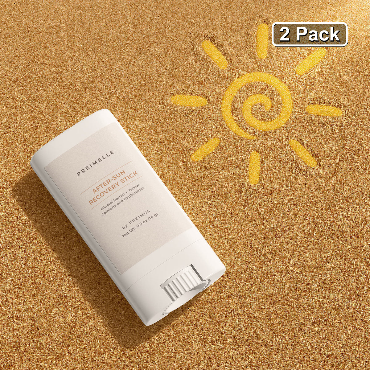 PREIMELLE SOLVAR 2-Pack After-Sun Recovery Stick