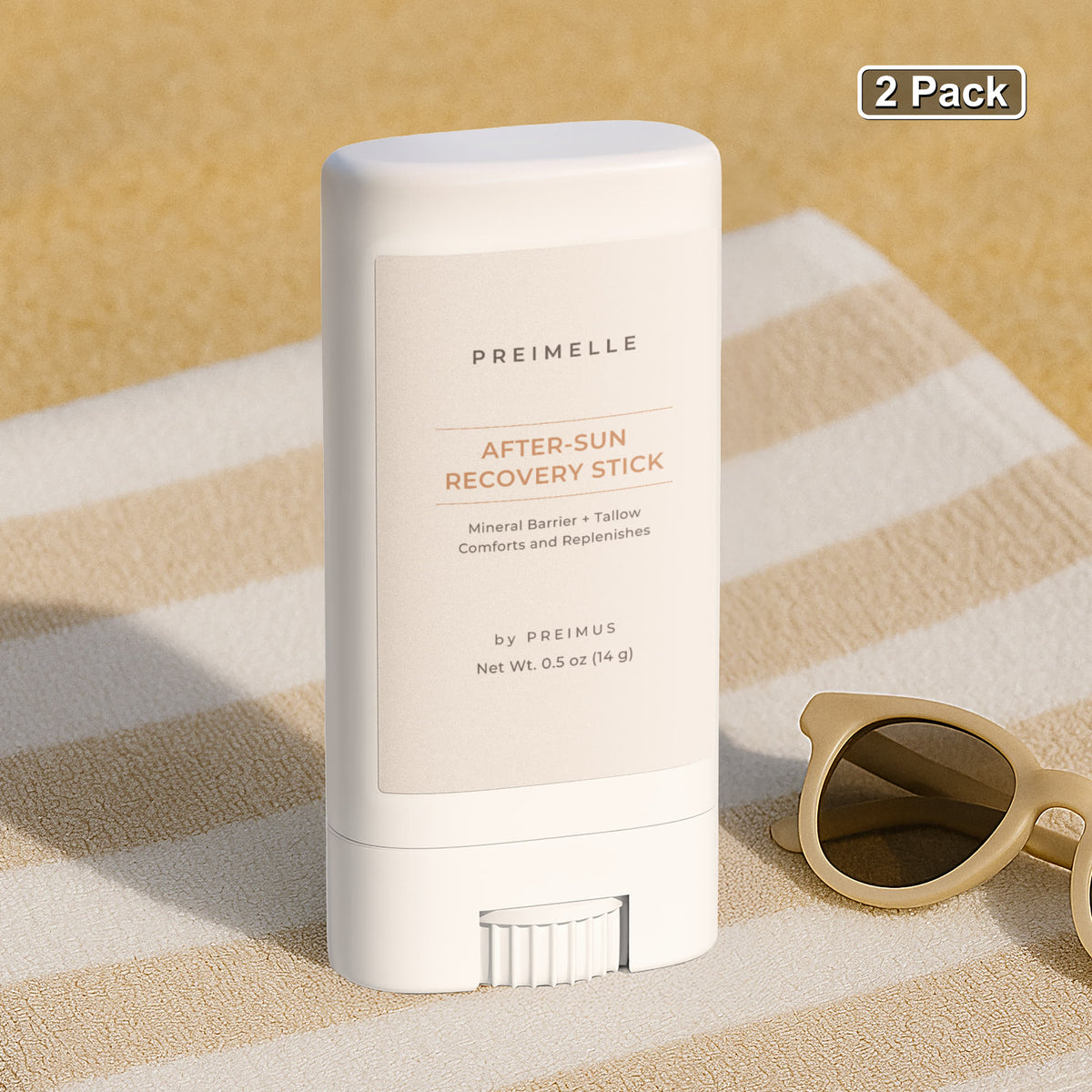 PREIMELLE SOLVAR 2-Pack After-Sun Recovery Stick