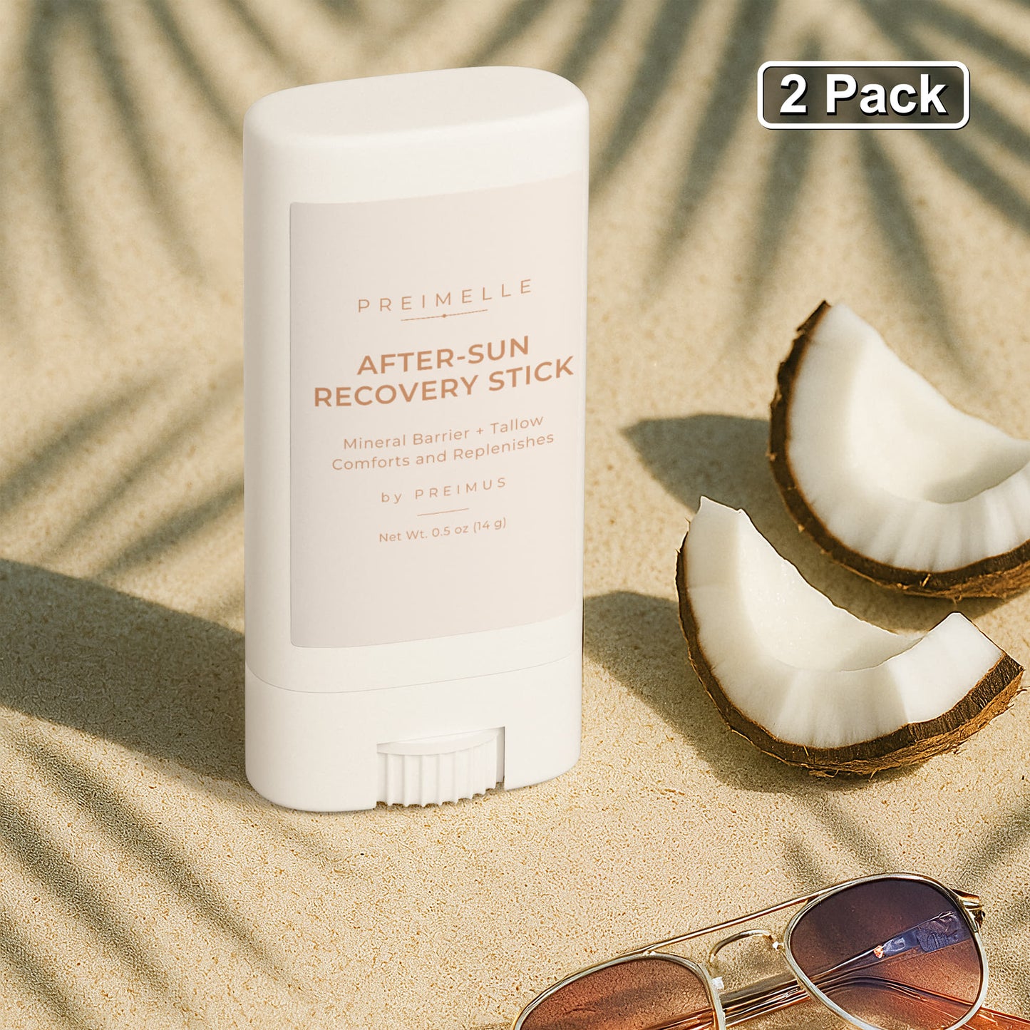 PREIMELLE SOLVAR 2-Pack After-Sun Recovery Stick