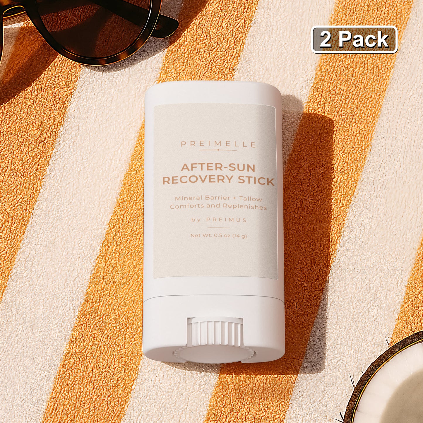 PREIMELLE SOLVAR 2-Pack After-Sun Recovery Stick
