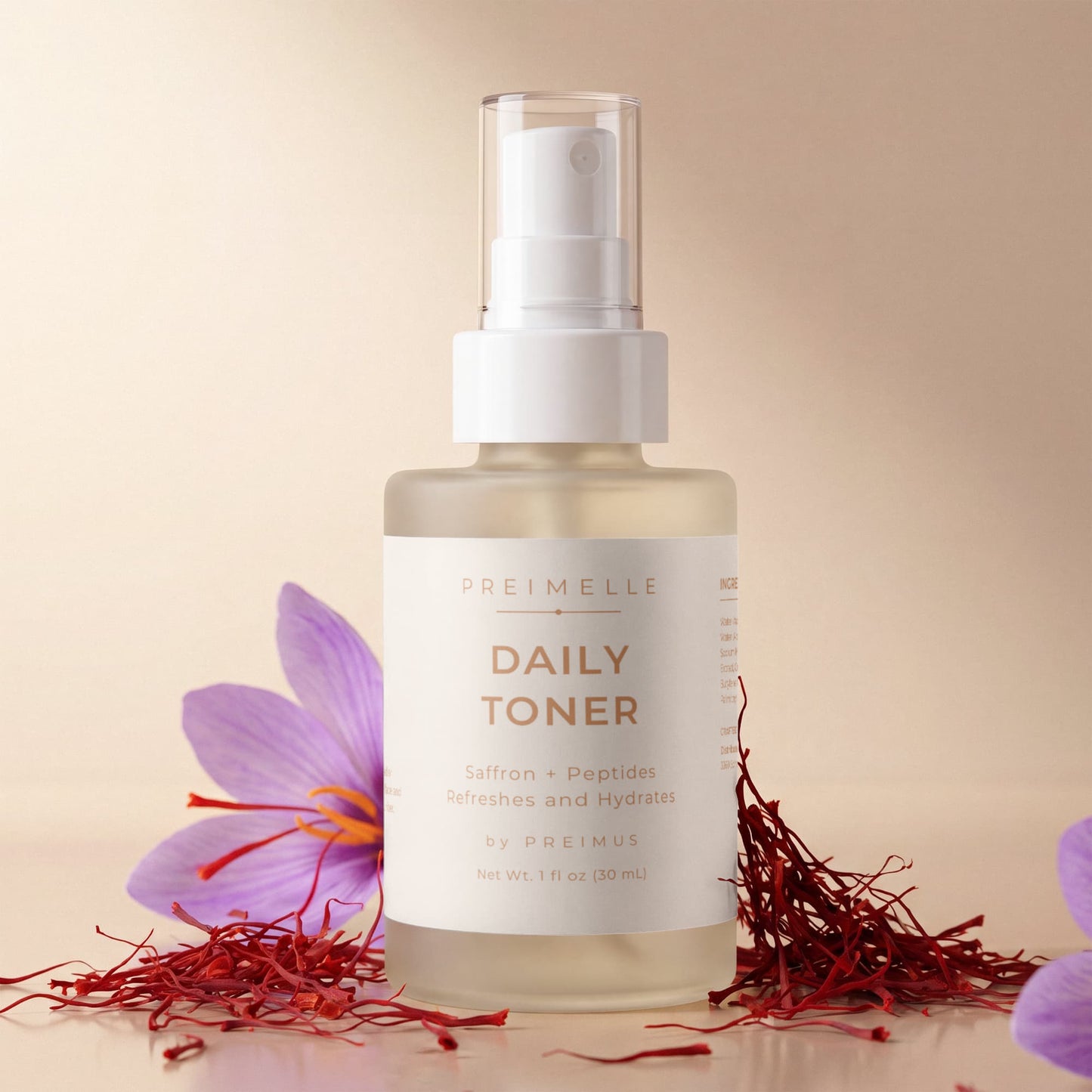 PREIMELLE NALORE Saffron Peptide Daily Toner