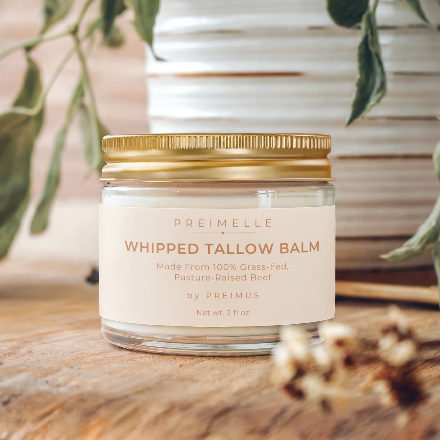 PREIMELLE VALOR Grass-Fed Whipped Tallow with Vanilla Bean